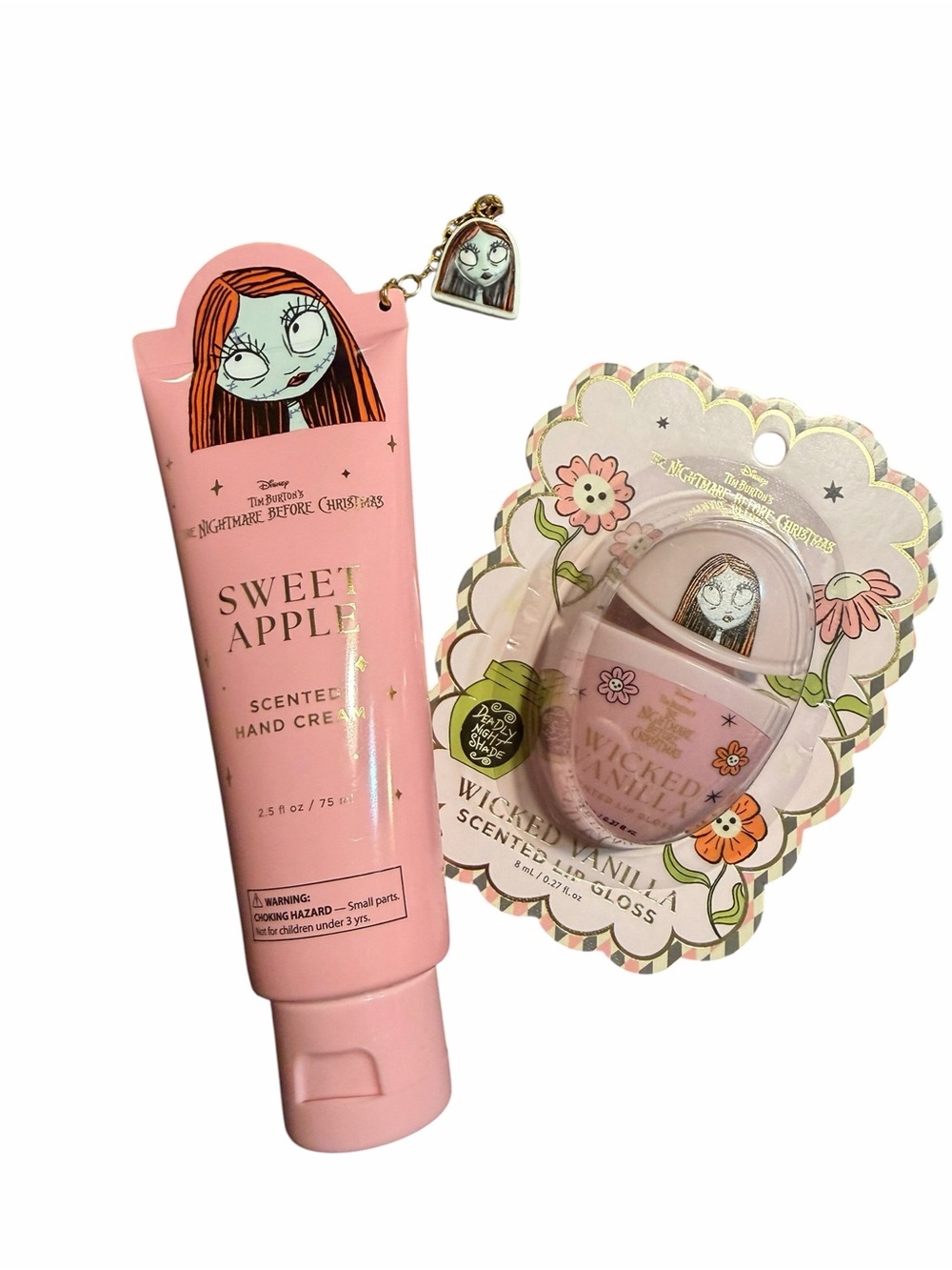 Nightmare Before Christmas Hand Cream and Lio Gloss NWT